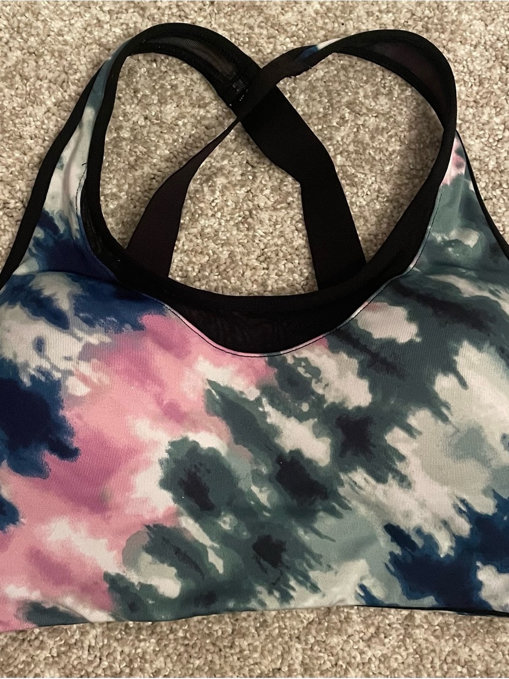 PINK Sport Victoria’s Secret Tie Dye Sports Bra